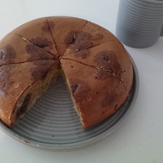 炊飯器でチョコバナナケーキ♪